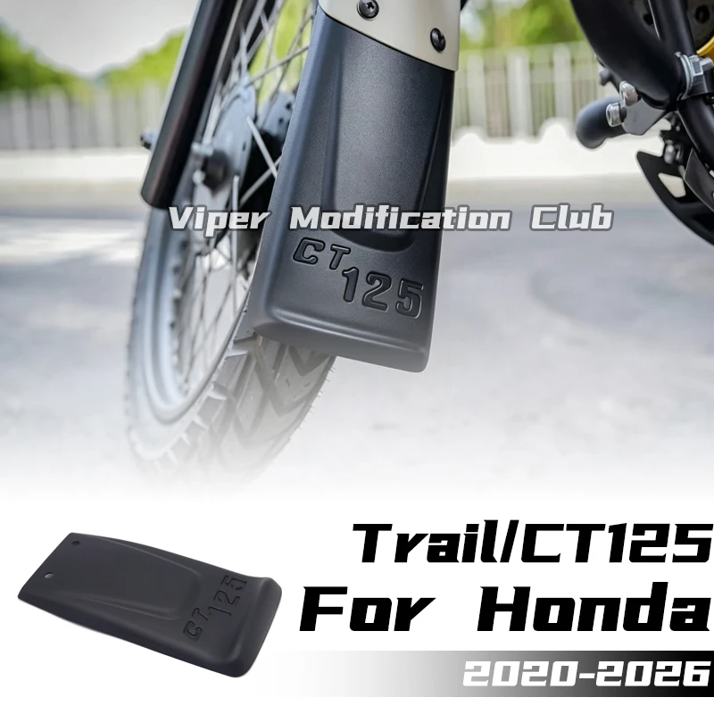 

For HONDA Trail 125 CT 125 modified front wheel extended mudguard front water deflector 2020 2021 2022 2023 2024 2025 2026