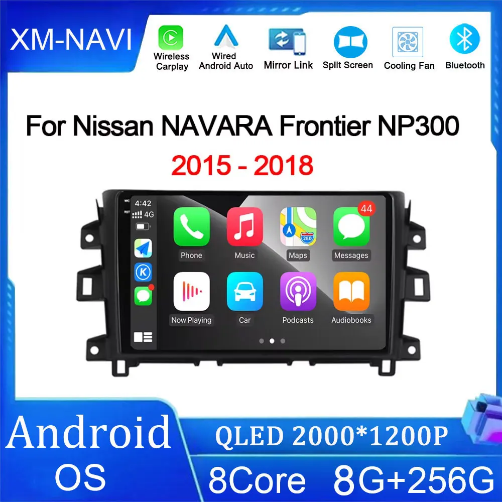 

Car Radio for Nissan NAVARA Frontier NP300 2015 - 2018 Stereo 4G WIFI Carplay Android Auto GPS Navi Android os Car Smart System