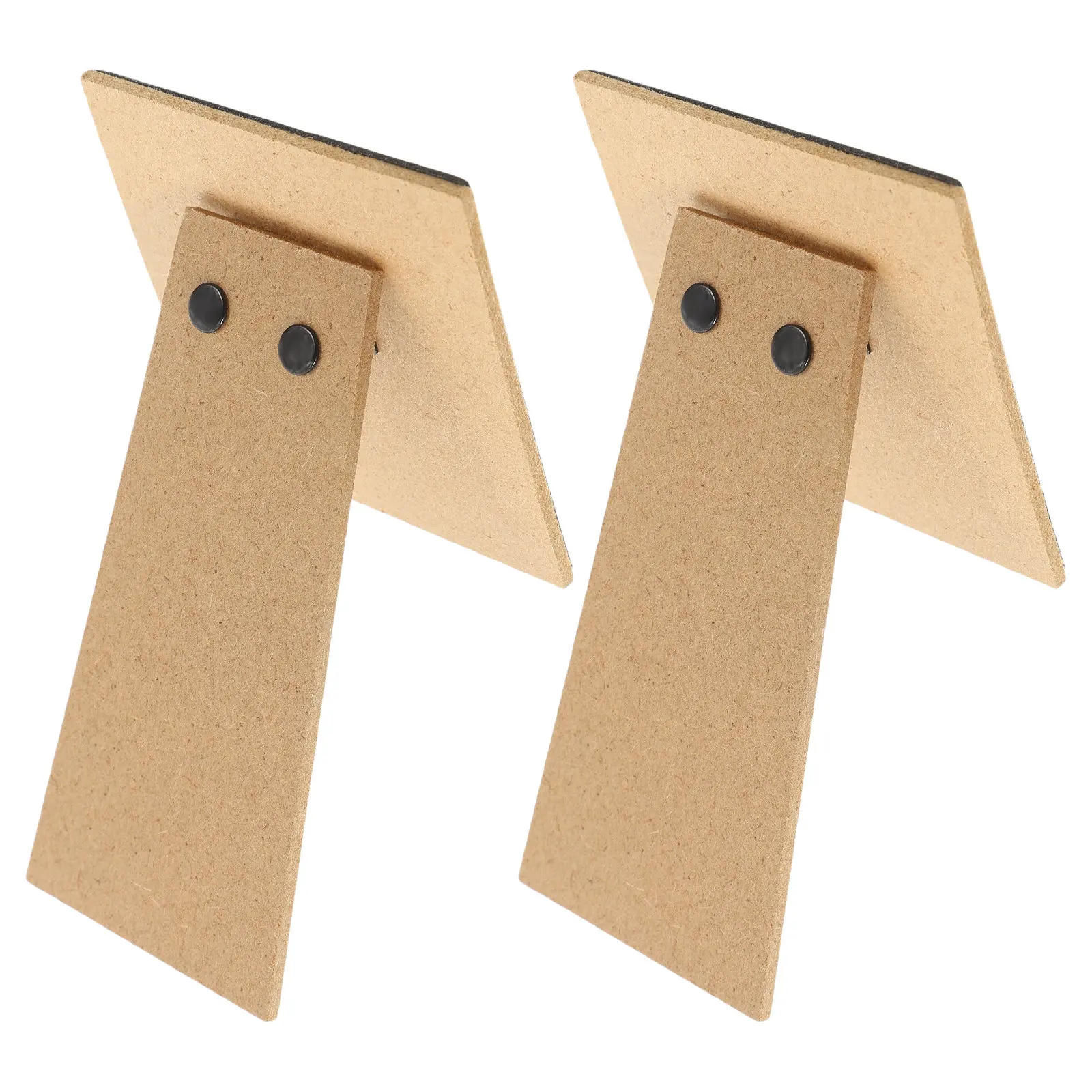 

2Pcs Picture Frame Easel Stand DIY Backing Board Support Self Adhesive Stable Foldable for Photos Paintings Artwork Display