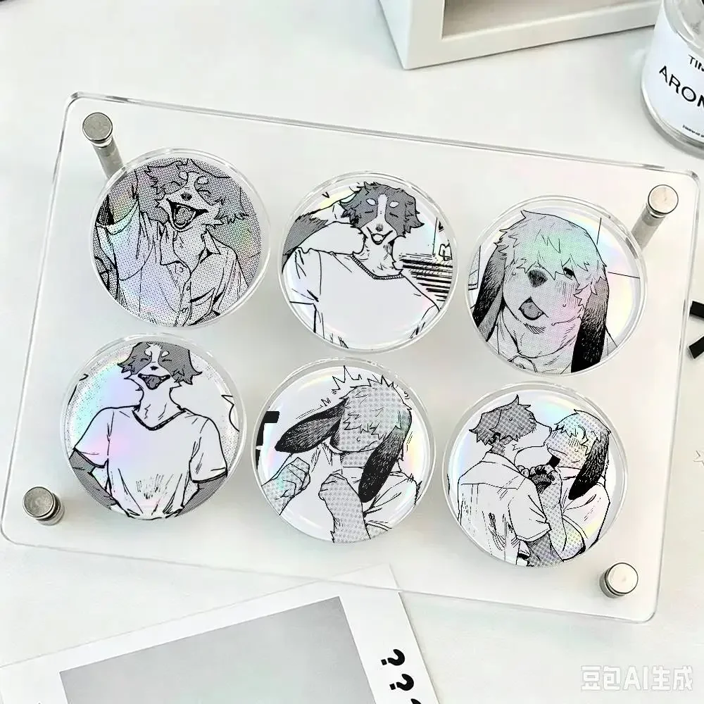 Cartoon S-SMELL N-Nagabe   Anime Button Pin Handmade Brooch For Clothes Cartoon Badge Backpack Decoration Jewelry Accessories