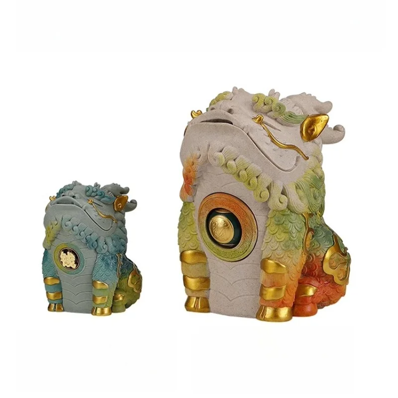 Kirin Pixiu piggy bank piggy bank living room high-end decoration lucky ornament housewarming opening birthday gift