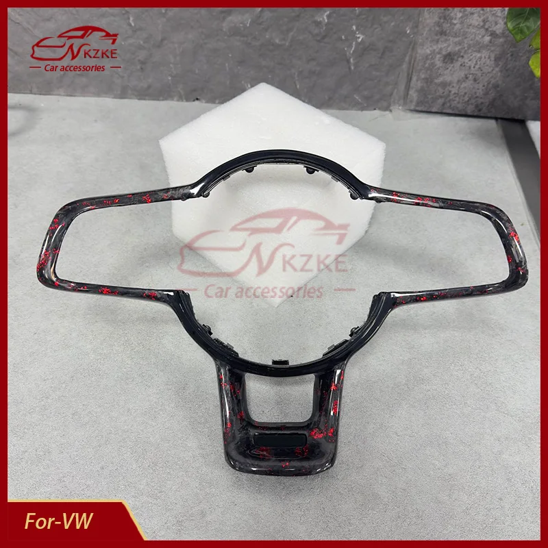 

Suitable for Volkswagen RLINE GLOF7 MK7 steering wheel button frame R logo red GTI logo