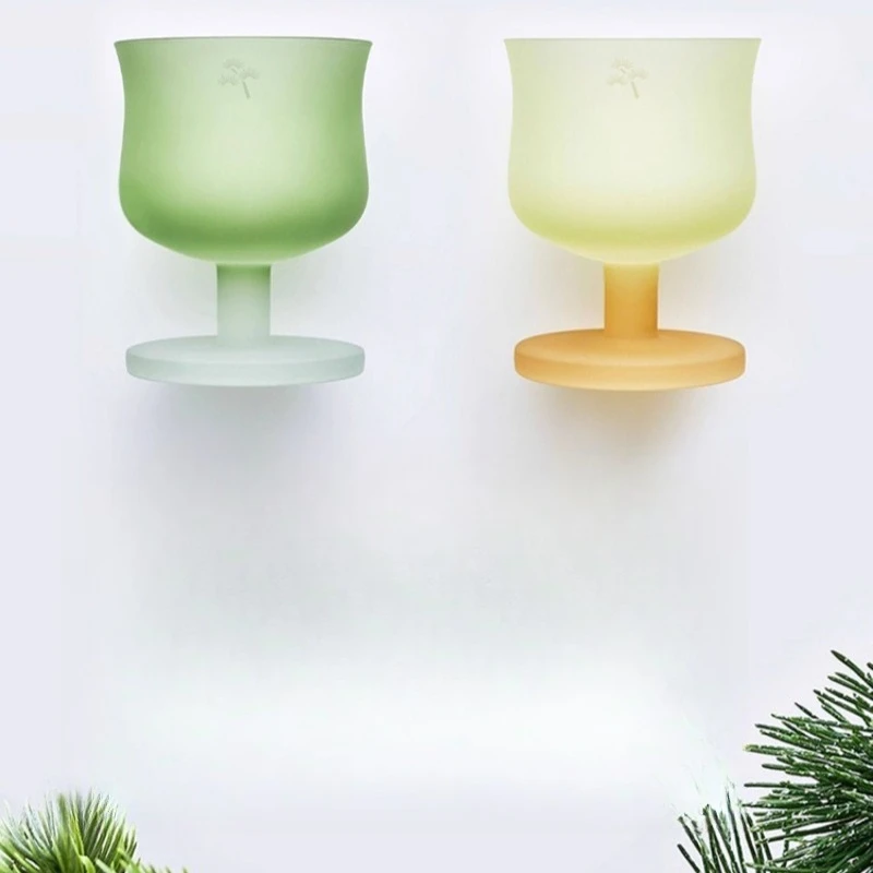 Pine solid color water cup simple gift lead-free glass new cocktail cup candy cup