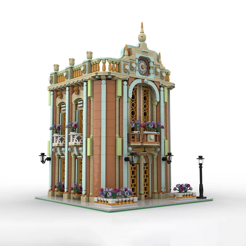 Wykwintny nowy produkt MOC model budowlany supercentrum handlowe technologia modułowa zabawka dla dzieci prezent zestaw do samodzielnego montażu DIY