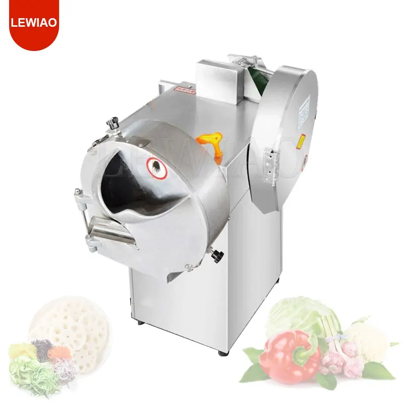 Multifunctional Double Head Vegetable Cutter Radish Carrot Slice Dice Shred Cutting Machine