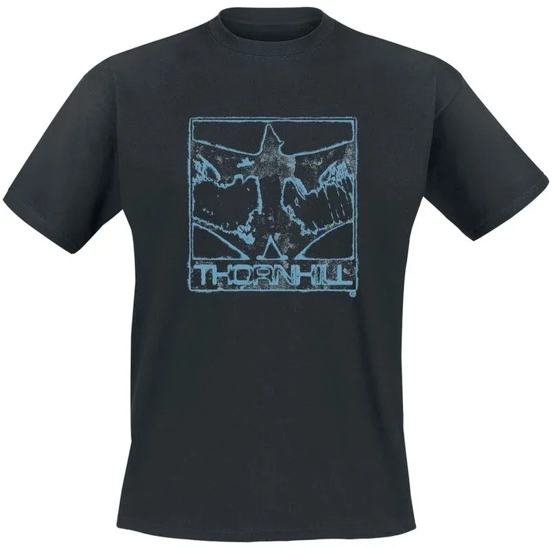 Thornhill Bat Logo Print Baumwoll-T-Shirt Metalcore Streetwear Unisex Rundhals-Kurzarm-T-Shirt