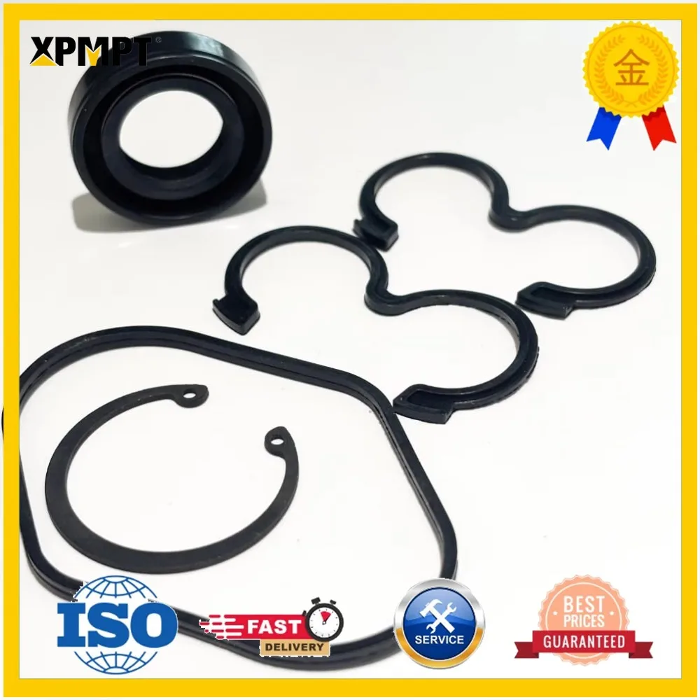 Gear Pump Seal Kit - Compatible with Caterpillar 320 - Hydraulic System Repair Pack Piston Rod Seal