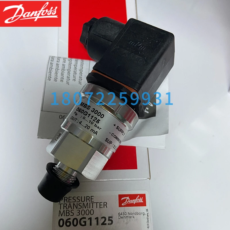 060G1125 Sensor Tekanan Danfoss Danfoss MBS3000 Pemancar Tekanan 0-10bar