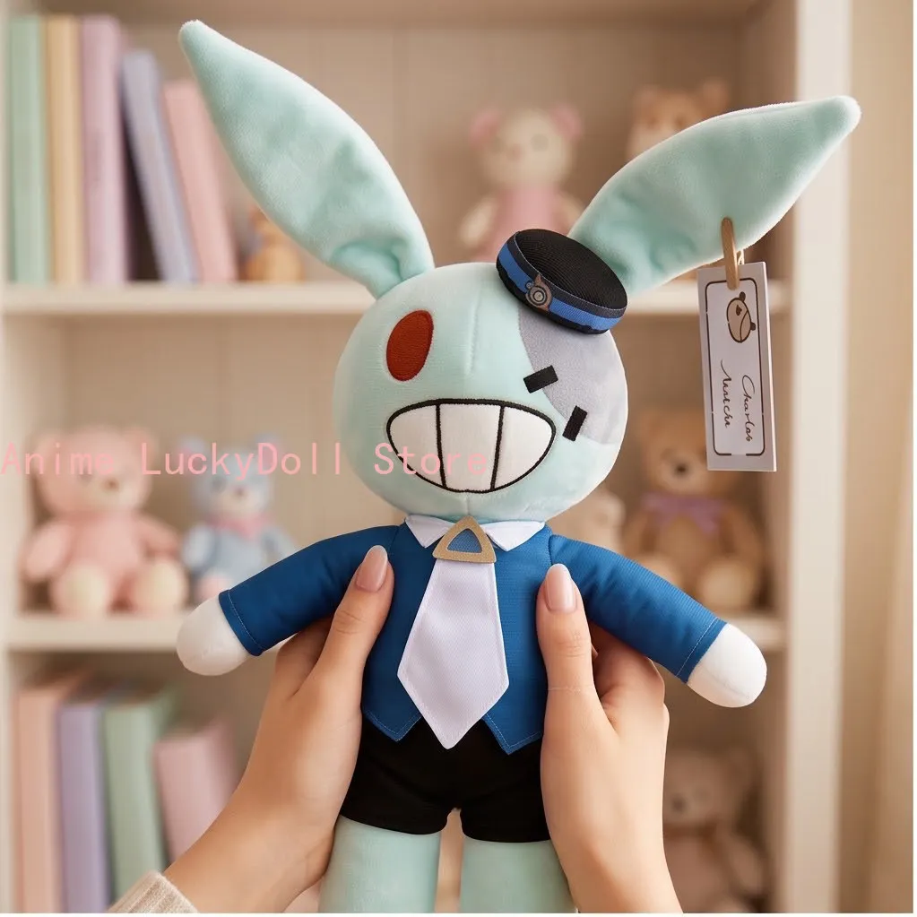 40cm Anime Honkai：Star Rail Mikhail Char Legwork Kawaii Lop-eared Rabbit Version Doll Pillow Plush Stuffed Cotton Toys Mascot