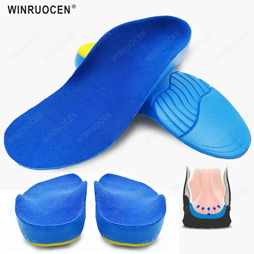 Upgraded Adult Flatfoot Orthopedic Insoles Arch Support Damping Cushion Padding Insole For Feet Plantar fasciitis Unisex Pad