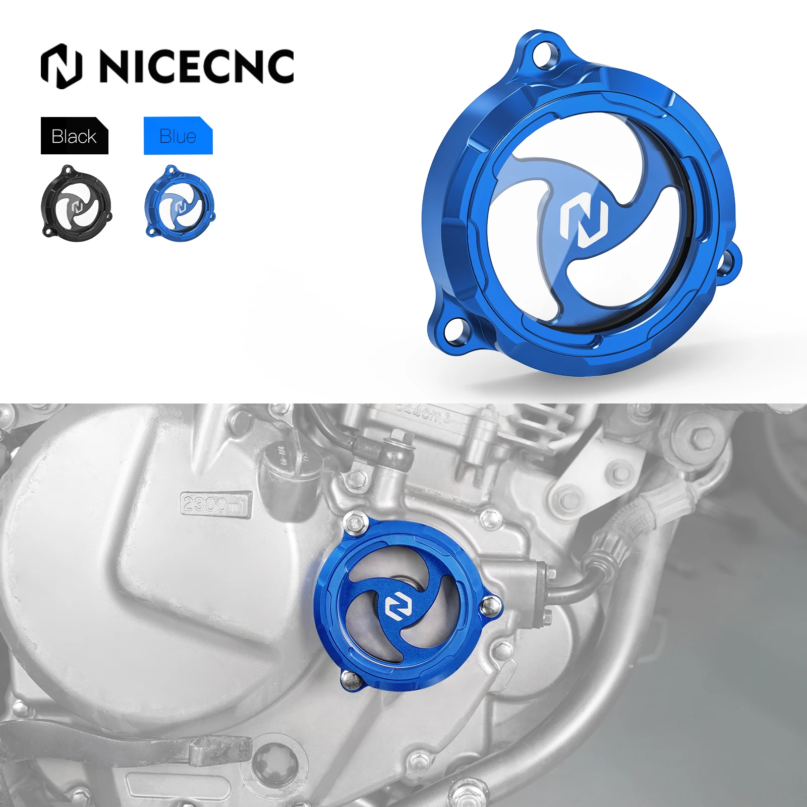 

NICECNC Transparent Clear Oil Filter Cover Guard Engine Clear Oil Filter Cap For Suzuki DR650S DR650SE 1990-2022 2023