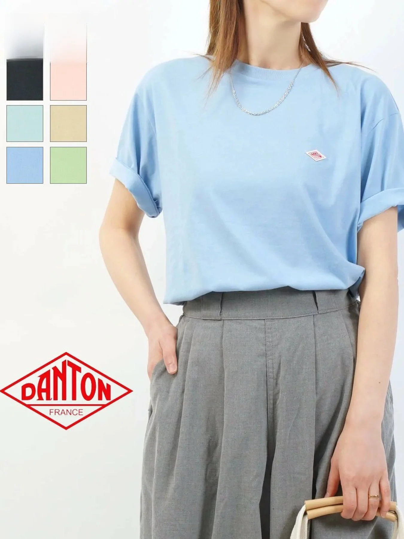 Quick Dry Cotton Blend round Neck Short Sleeve T Shirt Embroidered Logo Casual Style Women's Summer Top Fast Drying Comfortable