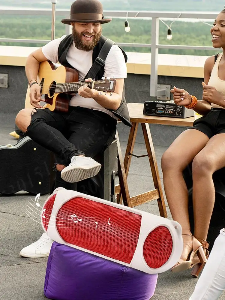 

Travel Protective Carrying Pouch Silicone Anti-Drop Protector Cover Skin Speakers Pouch Bag for Beats Pill Wireless BT Speaker