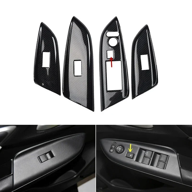 ملصق داخلي بنمط ألياف الكربون لهوندا جاز فيت GK3 GK5 (2014-2020) - ترقية الديكور #1