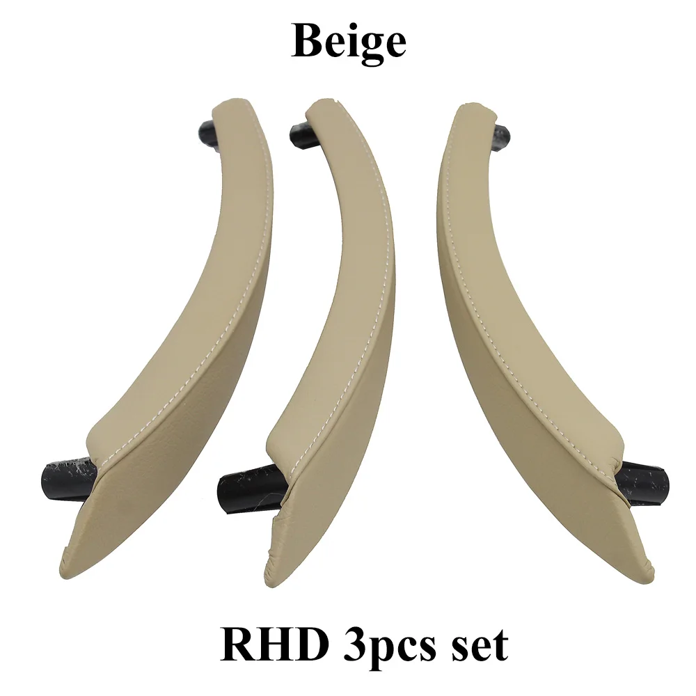 Links Rechts Innen Beifahrertür Zuggriff Leder Äußere Abdeckung Ersatz Für BMW X5 X6 E70 E71 E72 2007-2013 – Detail 8