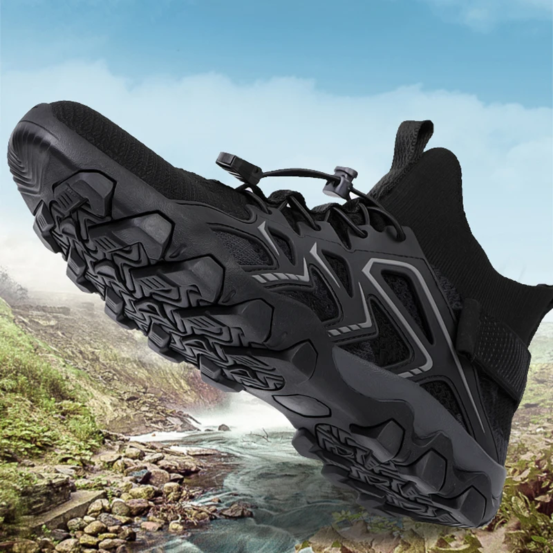 EOCENE Men Women Summer Barefoot Hiking Mountain Climbing Sports Sneakers Breathable Lightweight Outdoor Trail Trekkin Shoes