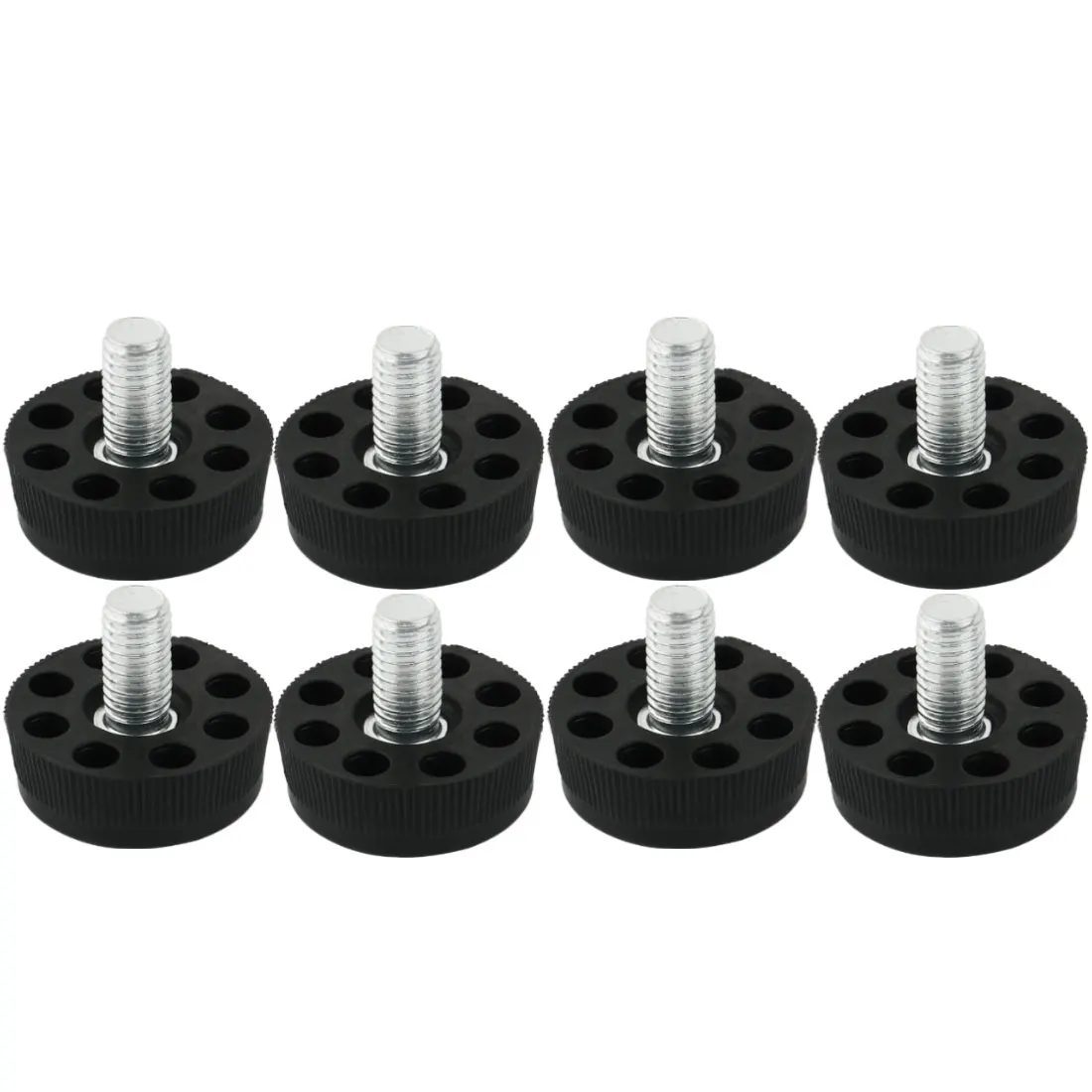 8pcs 30xM8x13 Adjustable Leveling Feet Furniture Cupboard Adjustable Screw On Leveling Glide Feet Sofa Bed Table Floor Protector