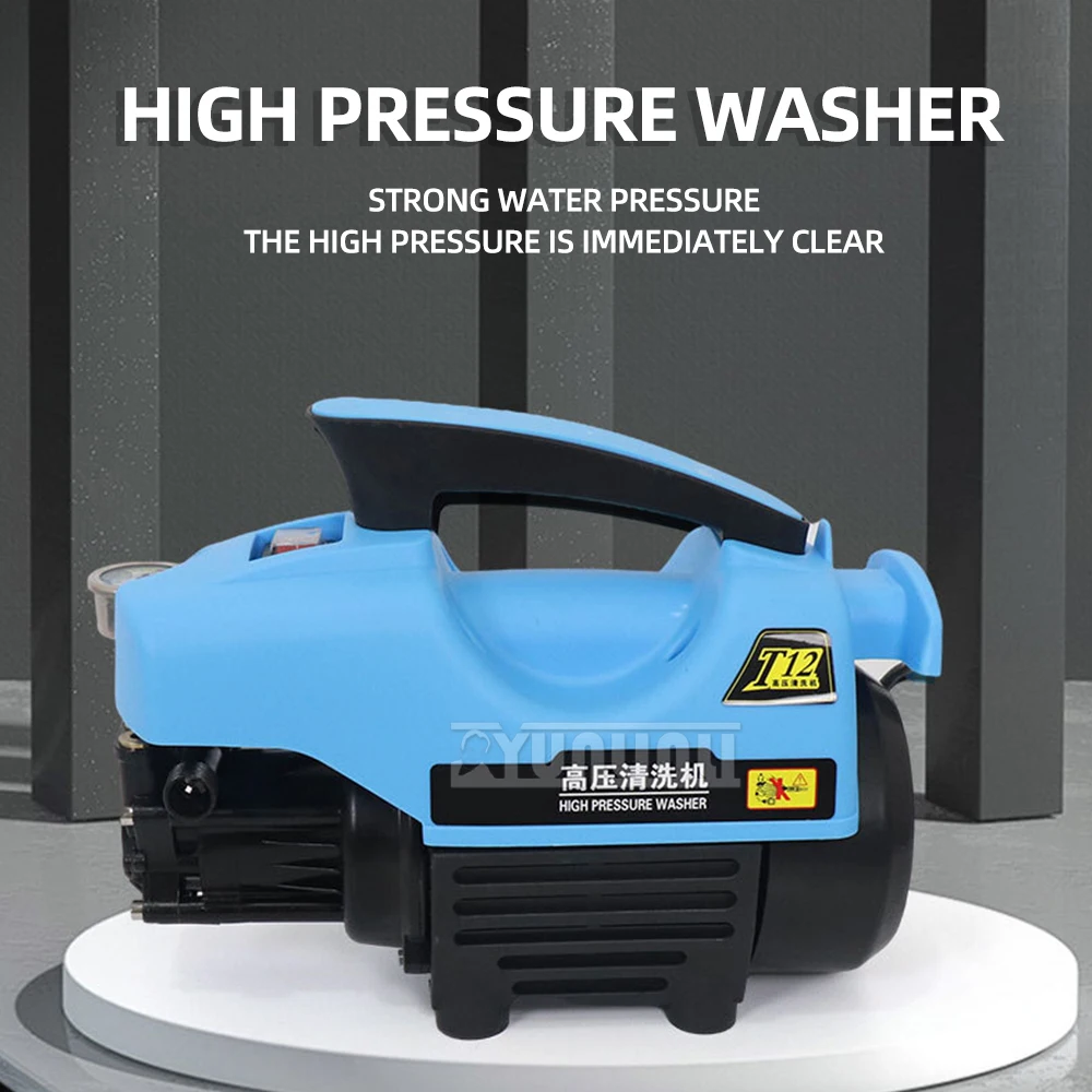 High pressure car washing machine water pump 220V portable car brush water gun high pressure portable cleaning machine