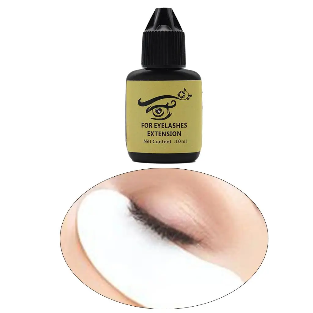 Clear Lash Glue for Eyelashes 10ml Rapid Drying Natural Nude Makeup Adhesive Anti Sweat Resistance for Beginners
