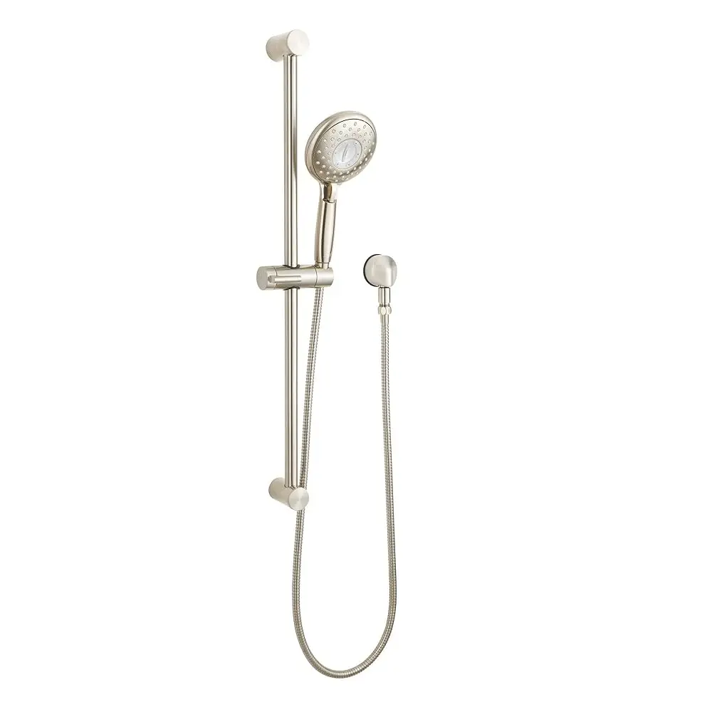 

Allexpresk1660774.295 Spectra Plus Handheld Shower Head with Slide Bar Kit 1.8 GPM, Brushed Nickel