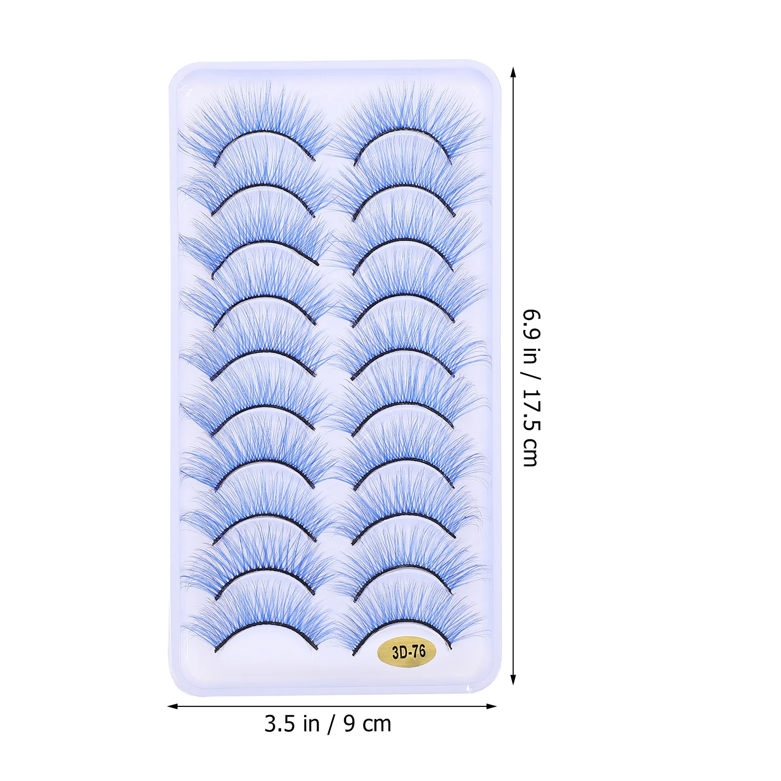 ขนตาปลอมฮาโลวีนแบบสวมใส่ได้ 10 คู่ ทำความสะอาดง่าย ใช้ซ้ำได้ อุปกรณ์แต่งตาสำหรับผู้หญิง อุปกรณ์เสริมสำหรับงานปาร์ตี้สุดอินเทรนด์