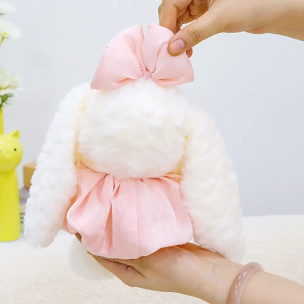 

Big Ear Bunny Plush Doll Bow Tie Soft Stuffed Animals Rabbit Toy Tulips Fluffy Rabbit Plush Toy Birthday Parties