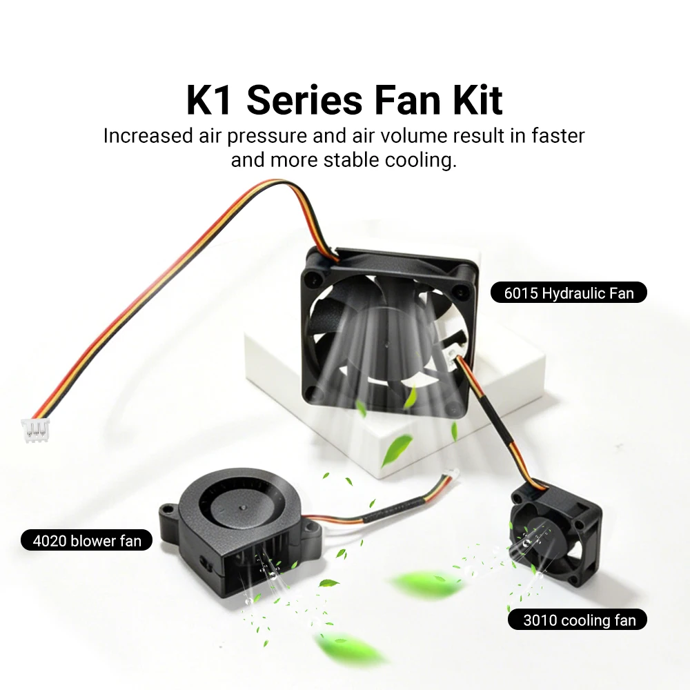 

K1C/K1 MAX Fans 4020 Blower Fan DC 24V 3010 Axial Cooling Fan Extruder Hotend Heat Sink Fan for K1/K1C/K1 MAX 3D Printer