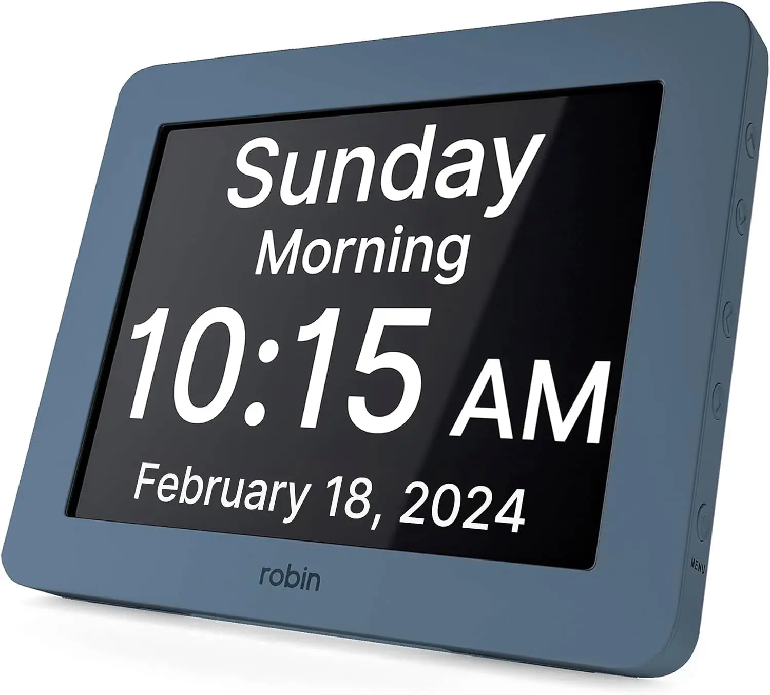 

Large Digital Calendar Clock for Seniors with Day, Date & Time Display, Easy to Read and Use