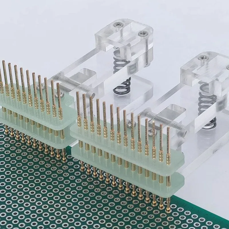 Burn-in Clamps PCB Test Racks Fixtures Clamps Probes Debugging Programming Download Spring Pin 2.54 2.0 Customised