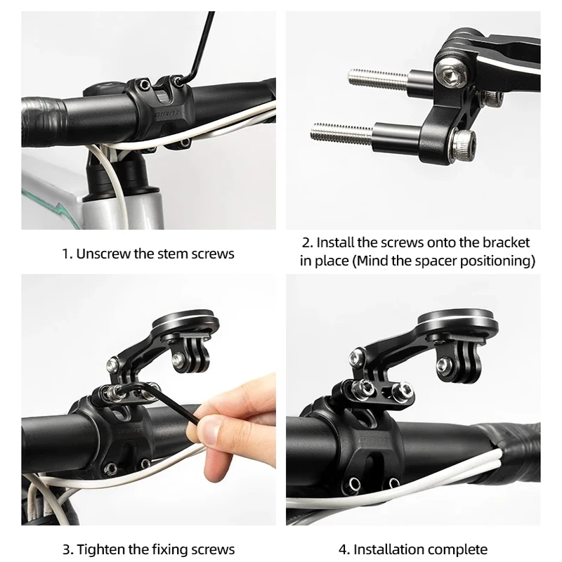 ROCKBROS Bicycle Extension Bracket for Sport Camera / Flashlight Bicycle Stand Mini / Integrate / Adjustable Bike Computer Mount