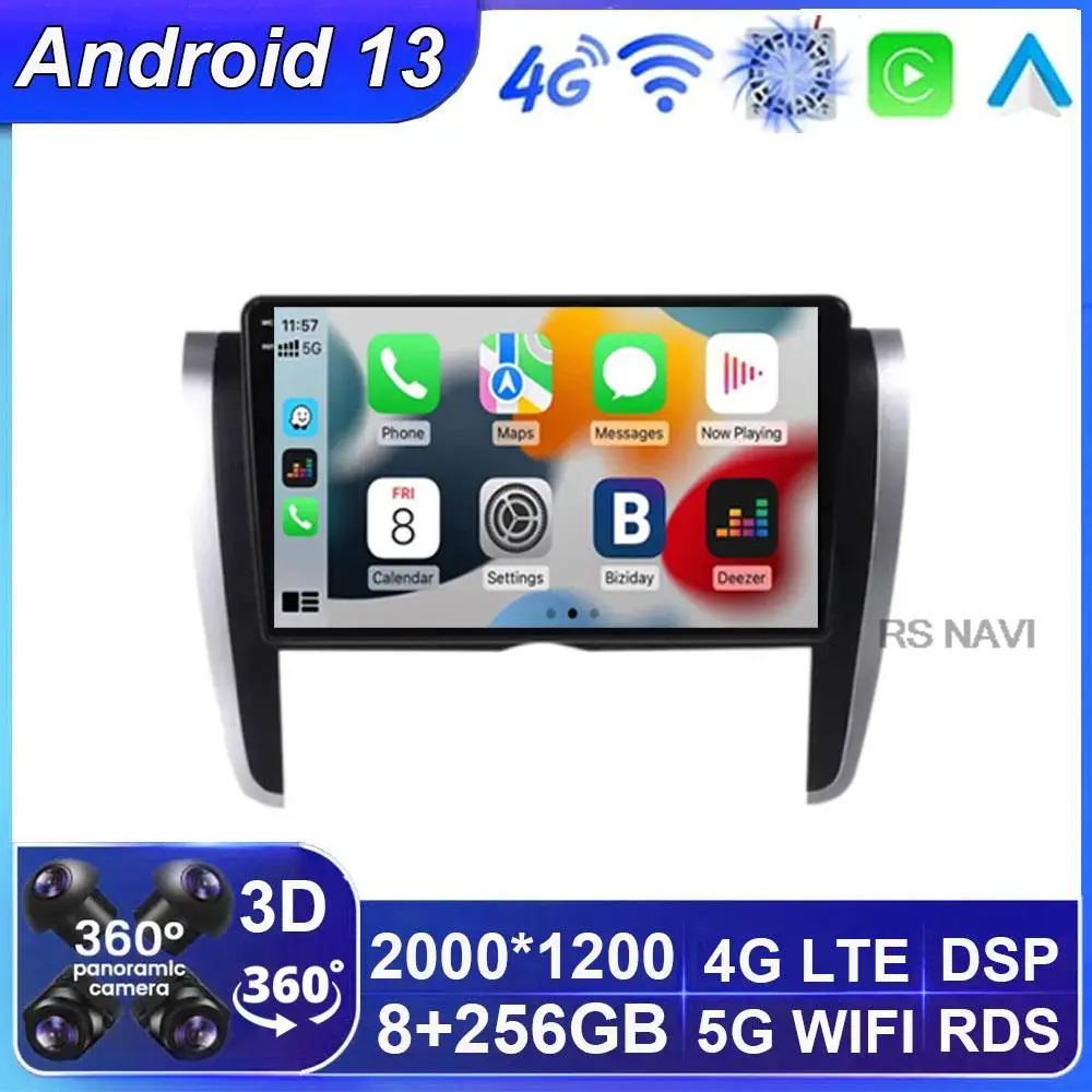 

For Toyota Allion T260 2007 - 2020 RHD Car Radio Multimedia Video Player Navigation stereo GPS Android 13 No 2din 2 din dvd