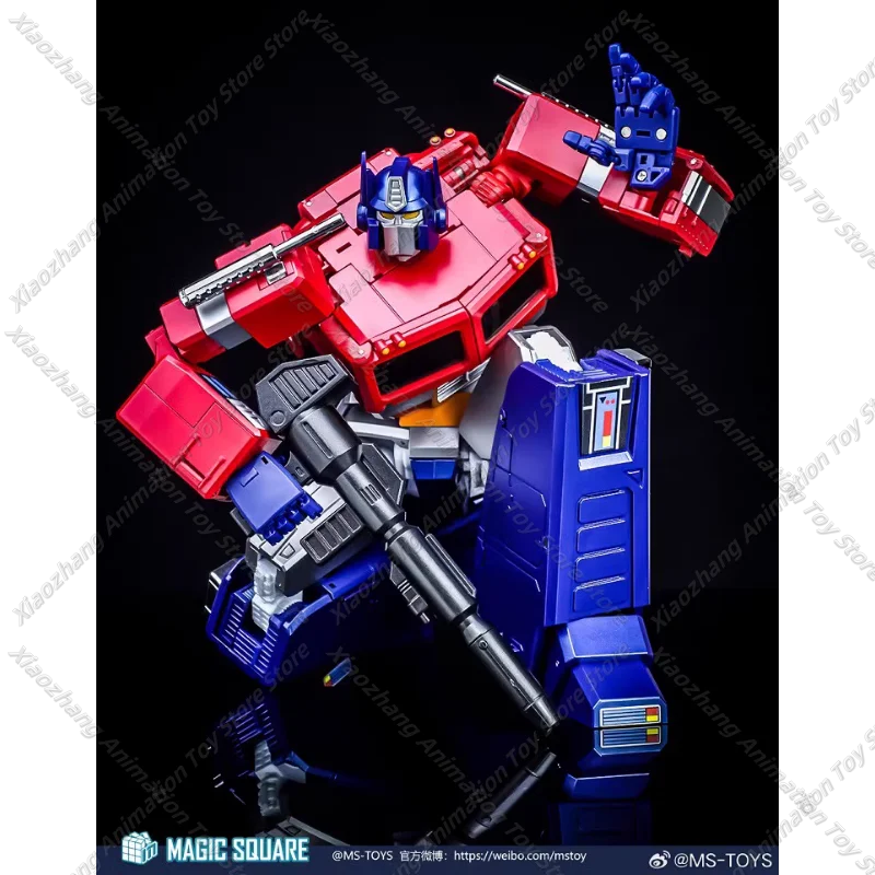 In Stock Rubik's Cube MS-02 TC Light of Peace 2.0 Big Pillar Optimus OP Pillar MP Scale Deformation Toy Color Robot Movable