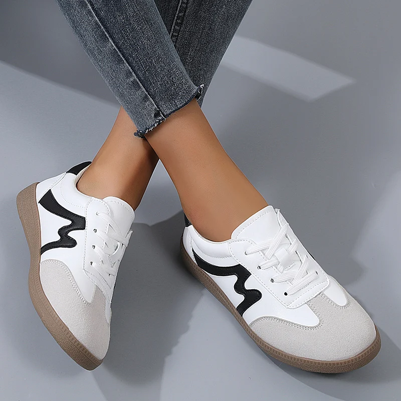 Modne buty damskie 3-kolorowe niemieckie buty treningowe Modne buty męskie Oddychające buty sportowe dla par Casual Sneakers