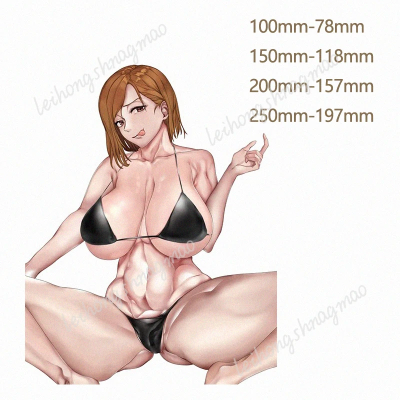 

Kugisaki Nobara Temptation Banshee Stickers Waifu Pornographic Anime Ahegao Butt Giant Breast Stickers Car Stickers NSFW