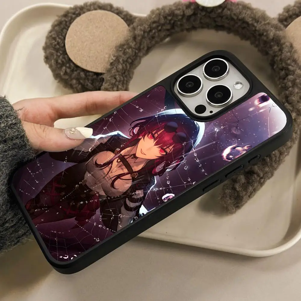 

HSR Kafka Matte Surface Mobile Phone Case for iPhone 17 16 15 14 13 12 11 Air Pro Max Plus Colorful Cover