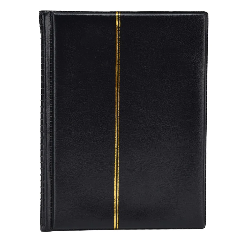 250 Pocket Coin Collection Book PVC Material Direct Insert Coin Collecting Holder PU Leather Commemorative Design