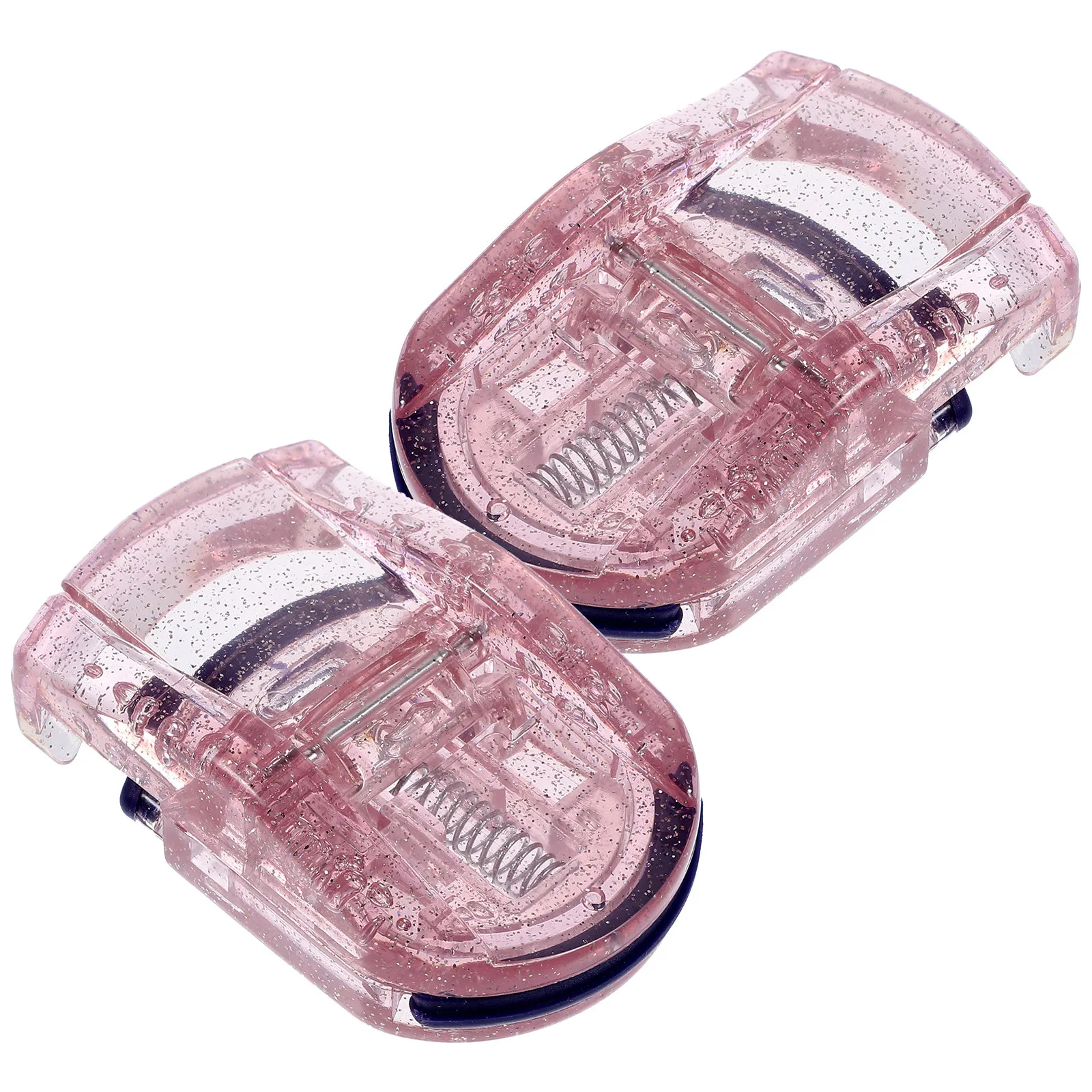 قطعتان من وسادات السيليكون البديلة لتجعيد الرموش المحمولة، أداة تجعيد الرموش المدمجة للسفر، أداة تجعيد الرموش، ملحقات مكياج العين #6