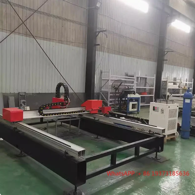 1500w 2000W 3000w Gantry Type Fiber   Cutter Stepper Motor 220V Machine for Steel Industries