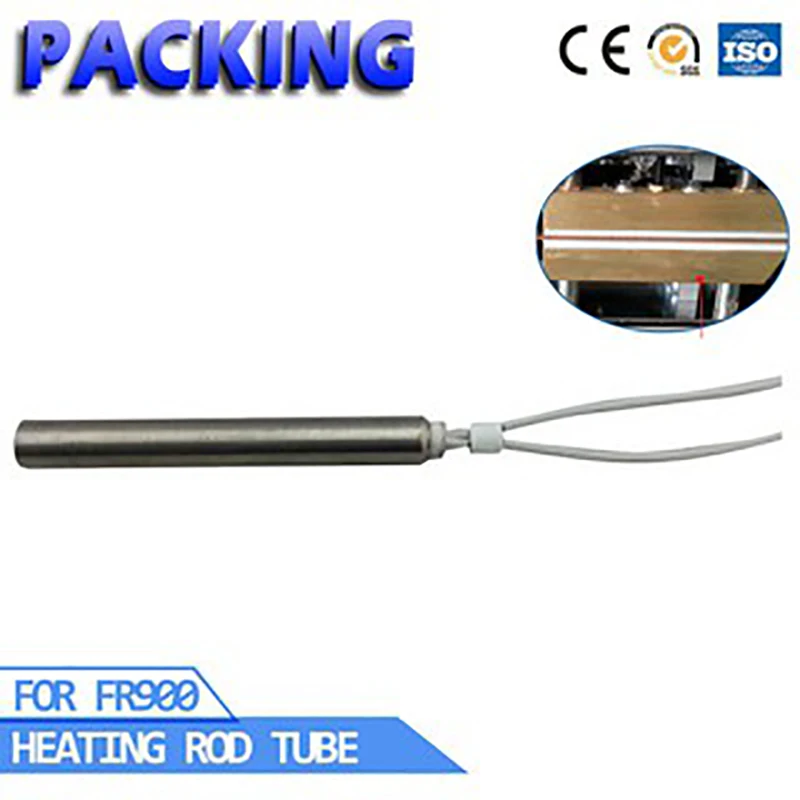 Heating Rod Electric Heating Pipe Tube Heating Element For FR770/810/900 Automatic Continuous Sealing Machine Band Sealer Parts