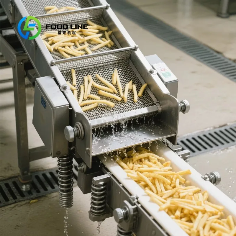 Customize Fully Automatic Industrial 1000kg/h Frozen French Fries Potato Chips Line Cassava Bread Making Machine Flour Chocolate