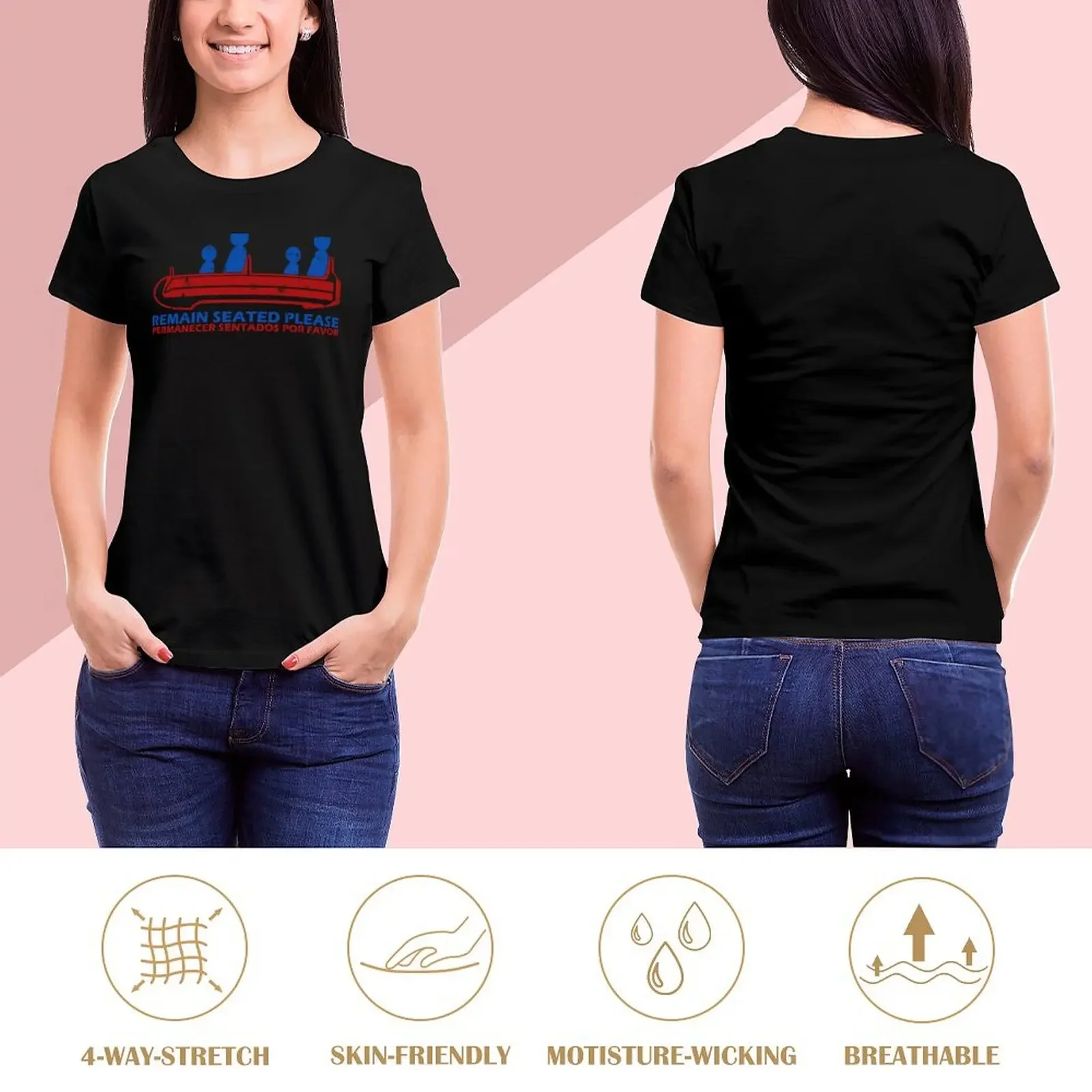 Remain Seated Please T-Shirt graphics plain Aesthetic clothing summer tops Summer Women's clothing