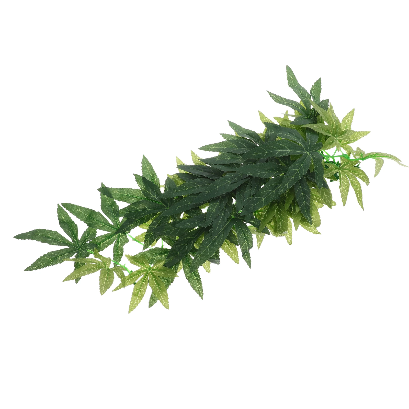 

Reptile Simulation Plants Fake Plastic Leaves With Sucker Fish Tank Decor Artificial Hanging Terrarium Plant For Snake Tank