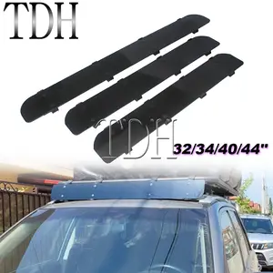 Black 32 Long Car Rack Aerodynamic Roof Wind Fairing Air Deflector Kit For Suv Universal Cars Rooftop Mount Airscreen Fairing Roof Racks Boxes AliExpress