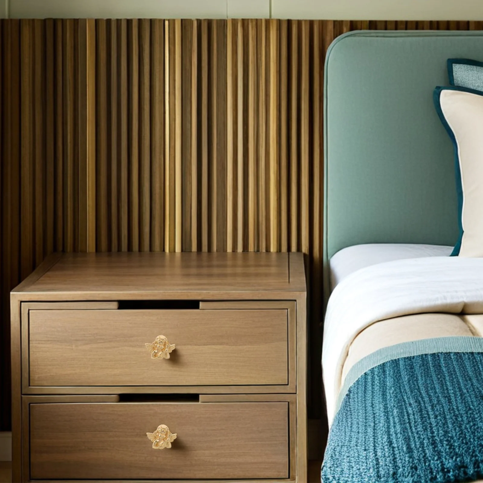 

Metal Angel Drawer Knob Brass Cabinet Handle Vintage Dresser Drawer Knobs Kitchen Cabinet Door Pull Hardware Dresser Knobs Boho