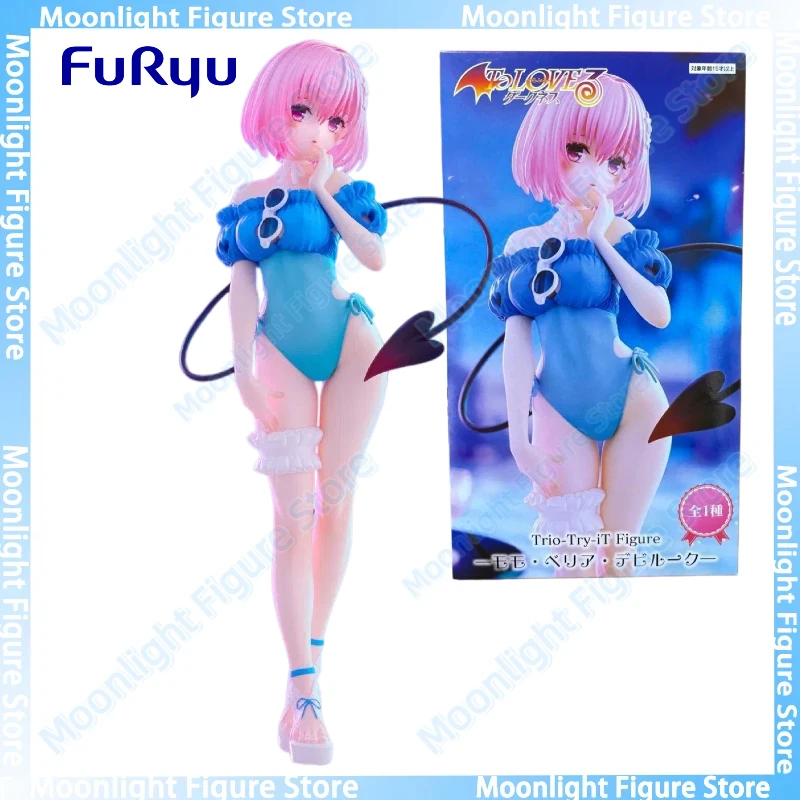 

In Stock FuRyu Trio-Try-iT Momo Belia Deviluke Desktop Cute Doll Anime Action Figure Toy Gift Model Collection