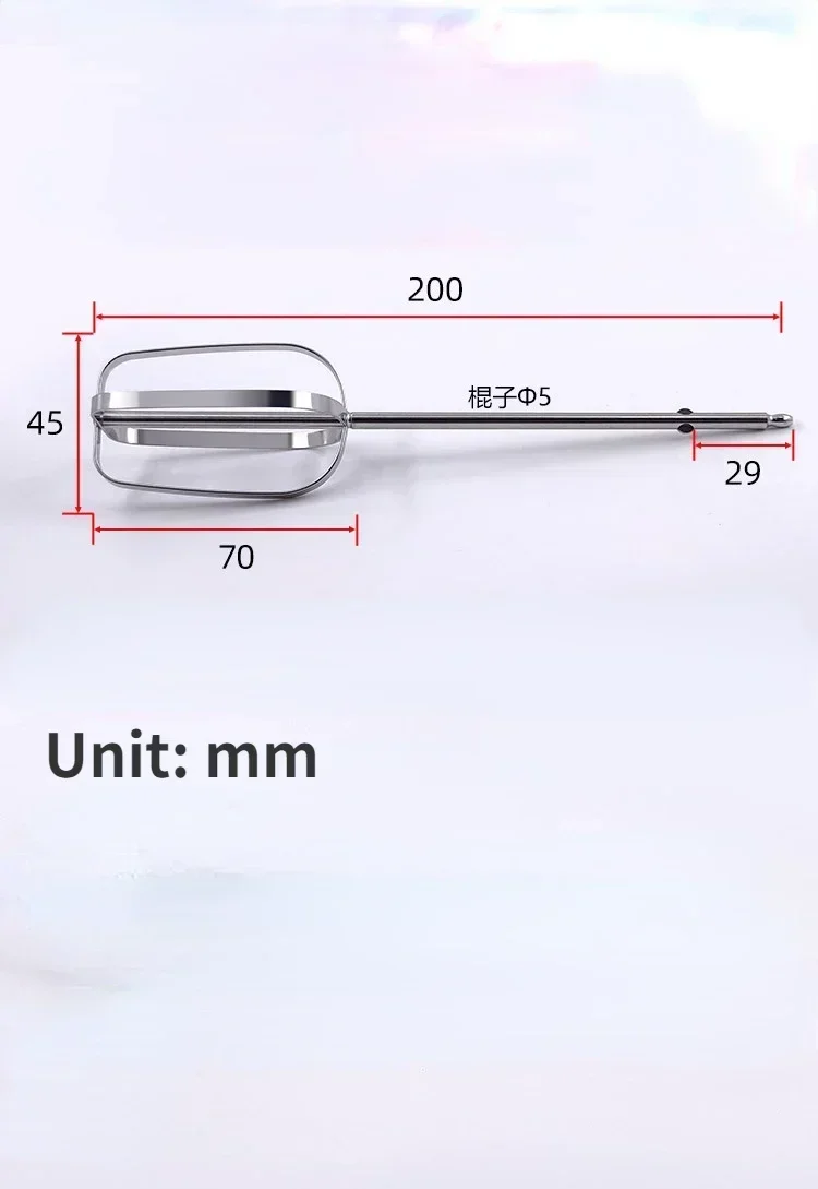 2PCS Per Philips HR3700 HR3705 Frusta Elettrica Mixer Agitazione Bastone 12 Filo Frusta In Acciaio Inox Testa