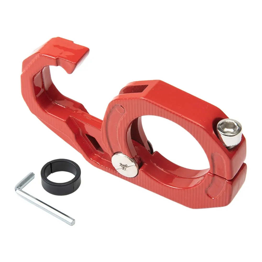 Motorcycle Accessory Handlebar Hook - Lightweight Aluminum Alloy - Red Blue Silver Black - Simple Installation Process