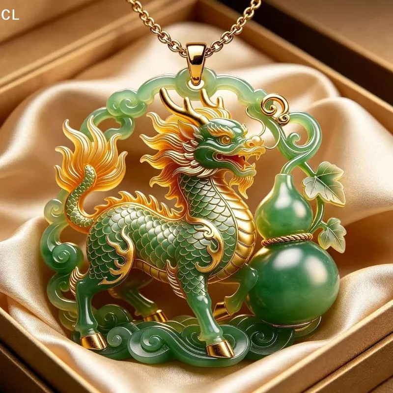 AttireTroveLucky Qilin Pendant Necklace Daily Wear Jewelry Gift For Men Women Exquisite Chinese Style Accessories