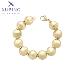 Xuping Jewelry New Arrival Round Copper Alloy European Style Fashion Women Bracelet Light Gold Color X000925800