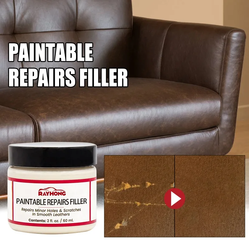 Leather Filling Paste Natural Leather Filler Repair Compound Leather Restoration Cream Car Leather Conditioner Cleaner Repair